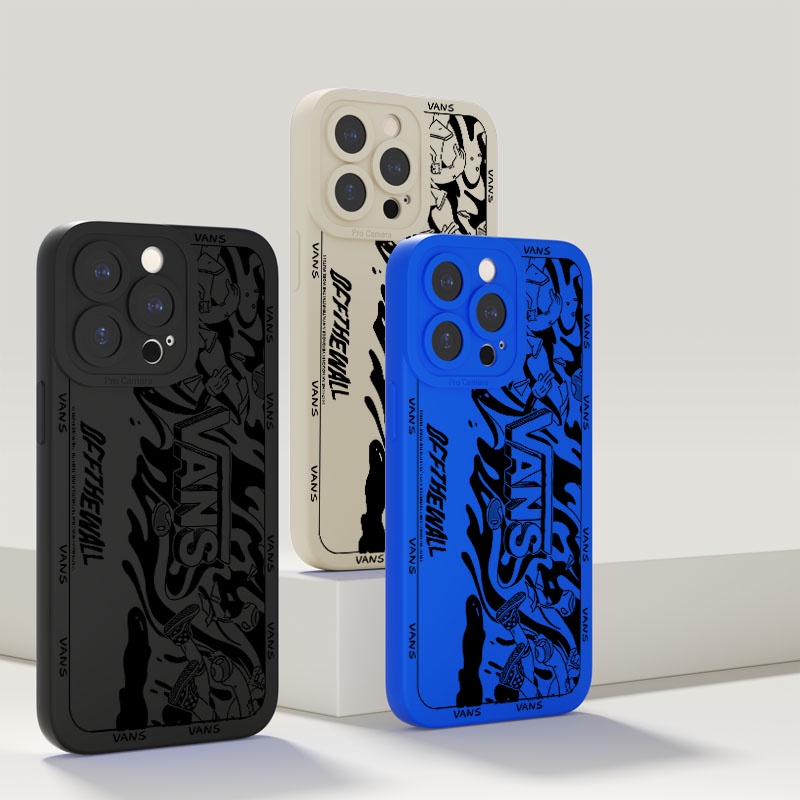 Ốp Điện Thoại TPU Dẻo Họa Tiết Logo vans & Đôi Mắt Thiên Thần Độc Đáo Cho iphone 6 6s 7 8 Plus x xs xr 11 Pro Max