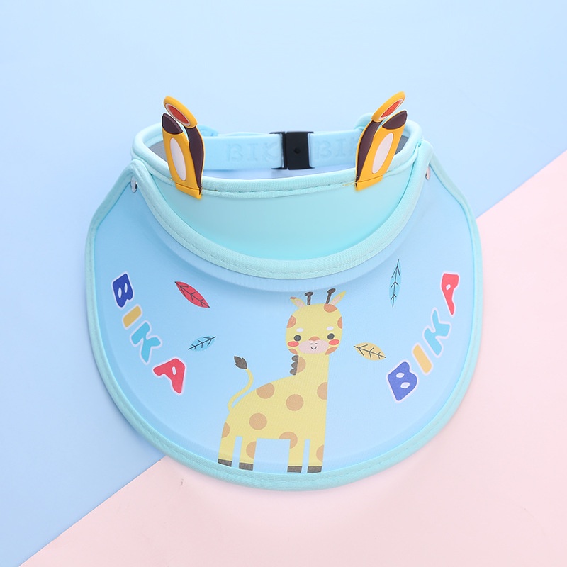 Mũ Lưỡi Trai Nửa Đầu Chống Nắng Họa Tiết Hoạt Hình Dễ Thương Cho Bé