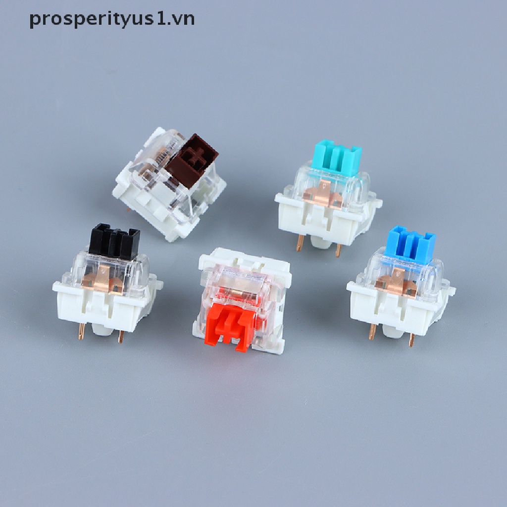 Set 1 / 10 Công Tắc Chống Bụi Cho Bàn Phím Cơ Chơi Game CyanTea / Xanh Lá / Đỏ Tuyến Tính MX