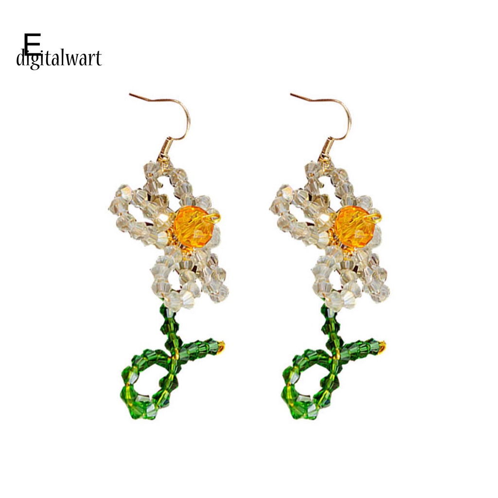 Kỹ Thuật Số| 1 Đôi Bông Tai Hình Hoa Nhỏ Đính Ngọc Trai Nhân Tạo Thời Trang Dành Cho Nữ