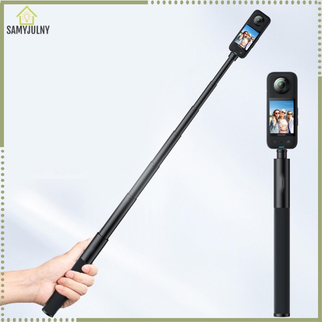 Gậy Tự Sướng Kéo Dài Kèm Dây Đeo Silicon Cho Máy Ảnh One Rs / X3