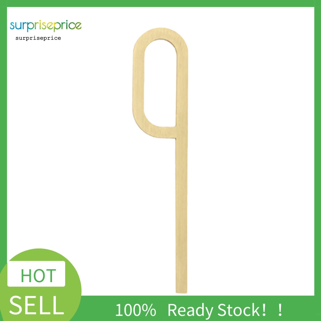 Phụ Kiện Số 7cm Bằng Đồng Thau 1-9 Hiệu Ứng 3D Gắn Tường Trang Trí Nhà Cửa