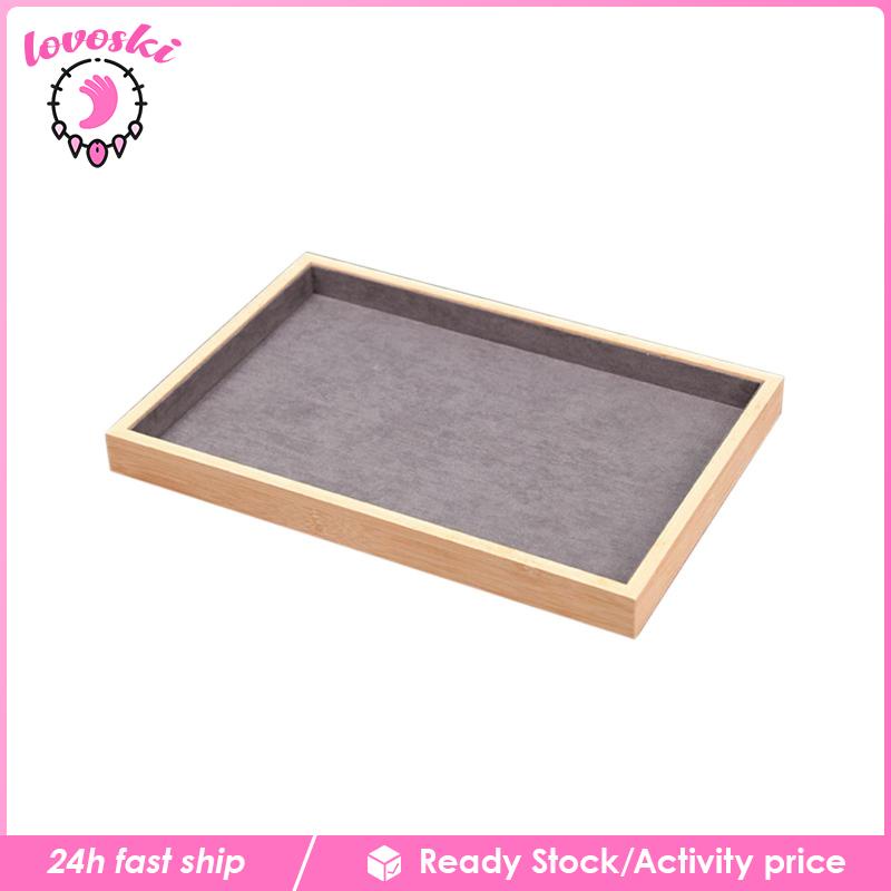 Khay Gỗ Trưng Bày Trang Sức Tiện Dụng Giá Đỡ