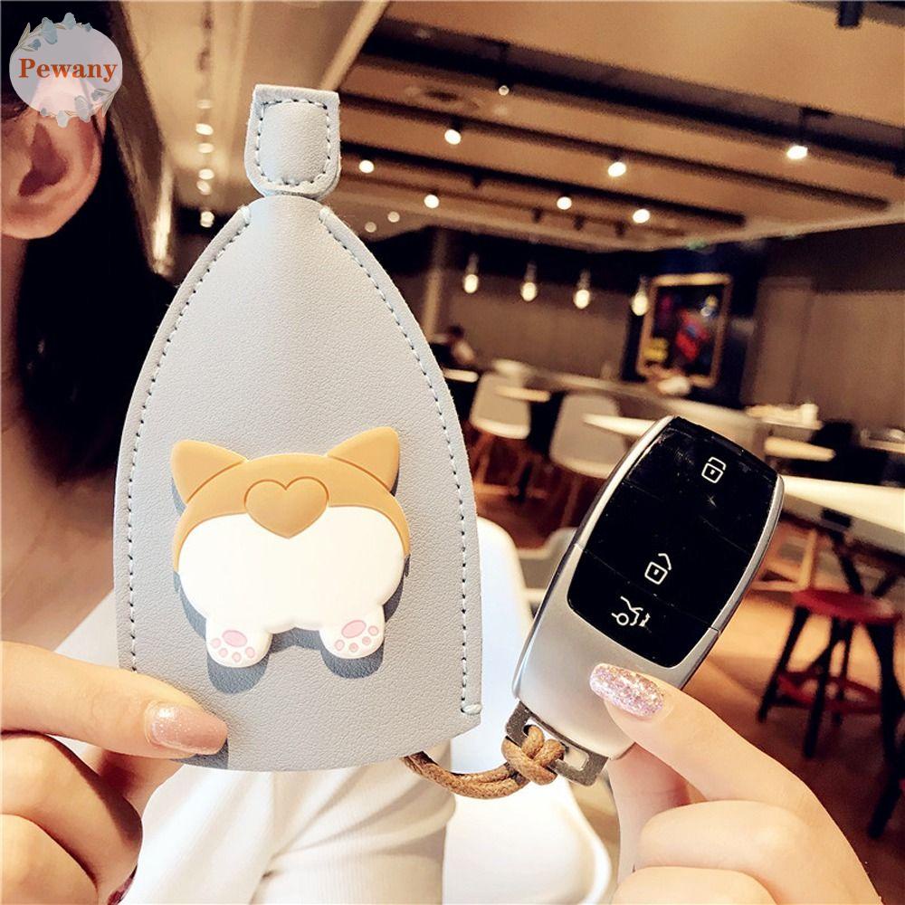 Túi Đựng Chìa Khóa Xe Hơi Chống Thấm Nước Hình Chú Chó Hoạt Hình Sáng Tạo Cho Nữ Giá Đỡ