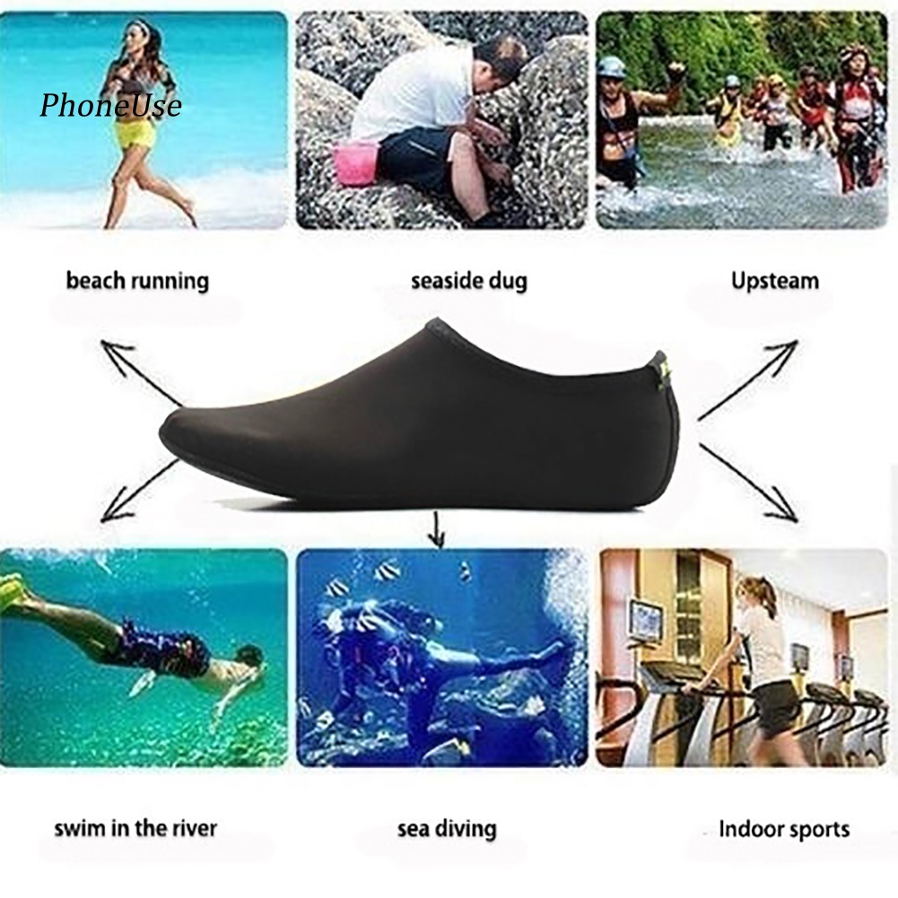 1 Đôi Vớ Lặn Biển Unisex Bằng Da PU Chống Nước Chống Trượt