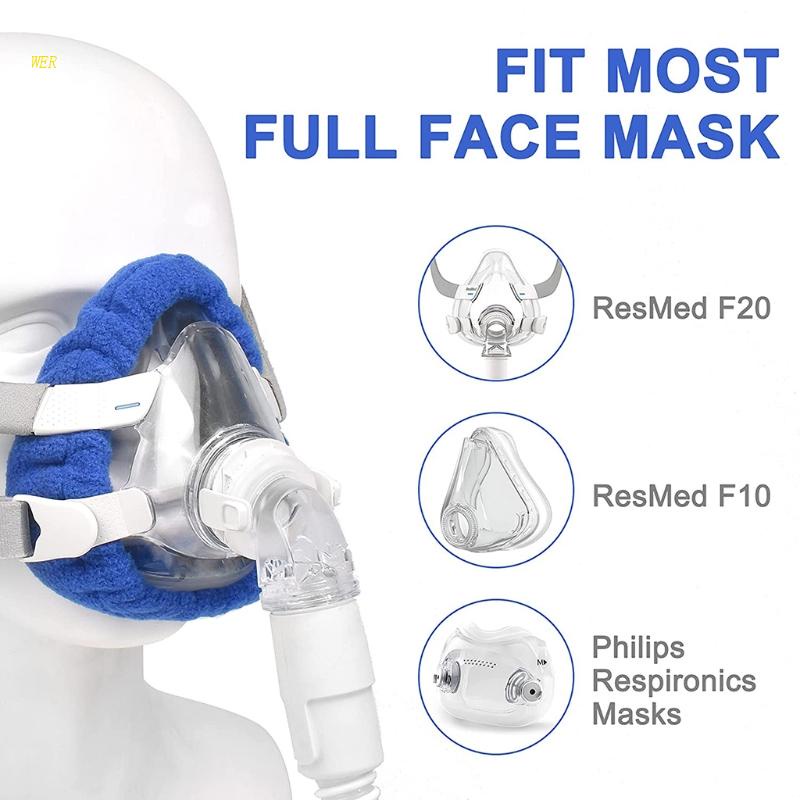 Set 4 Túi Giấy Lót CPAP Mềm Mại Phủ Toàn Diện Giảm Rò Rỉ Khí Có Thể Tái Sử Dụng