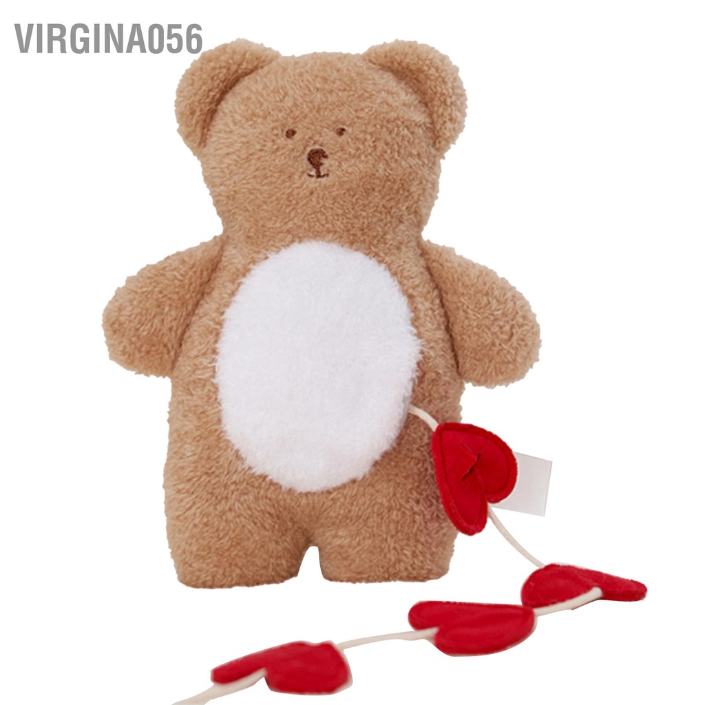 Virgina056 Đồ chơi nhồi bông cho chó Hình gấu dễ thương Thiết kế kêu cót két Chống cắn Chó mềm cưng