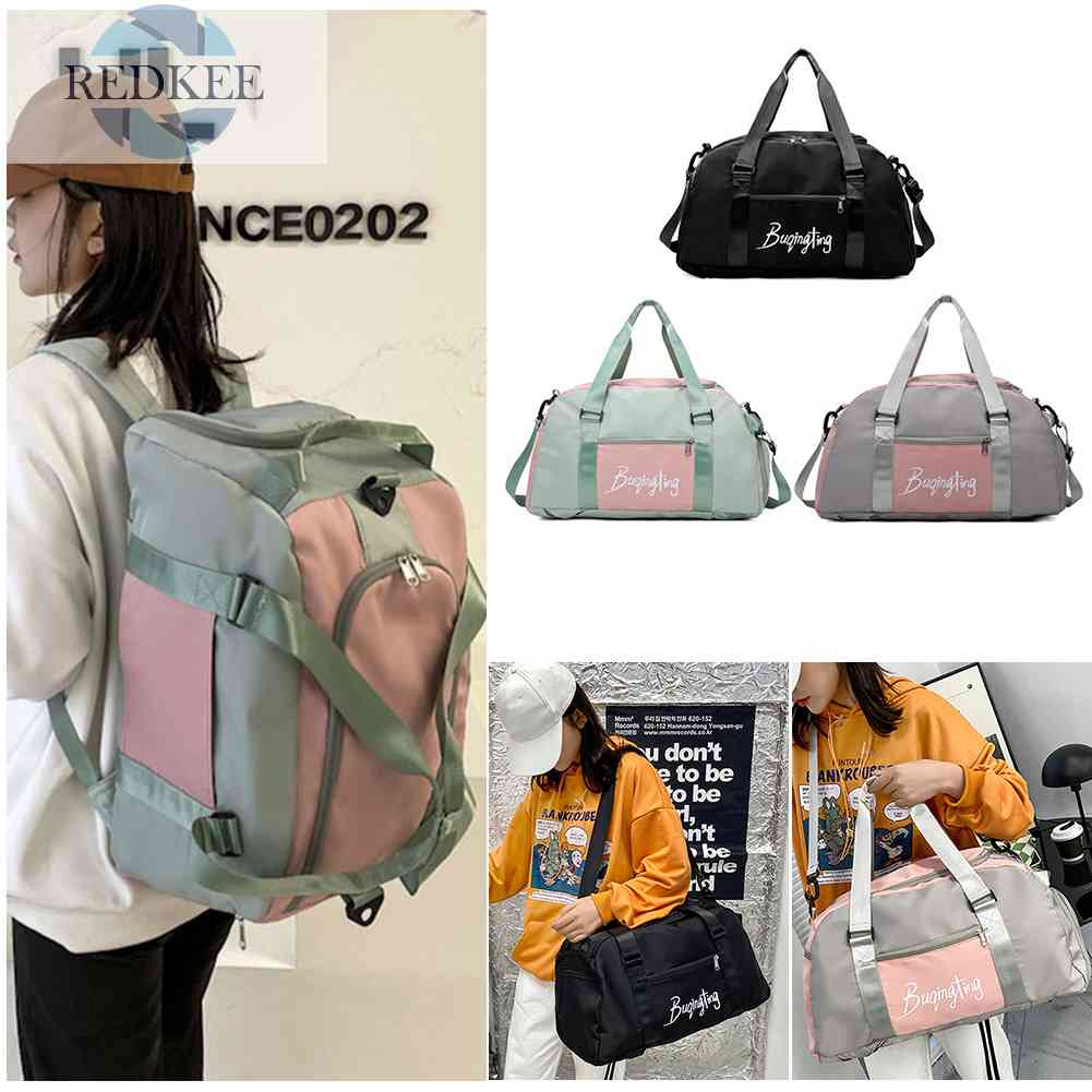 Túi Đựng Đồ Tập Thể Thao Sức Chứa Lớn Chia Ngăn Khô / Ướt Tiện Dụng Cho Nam Và