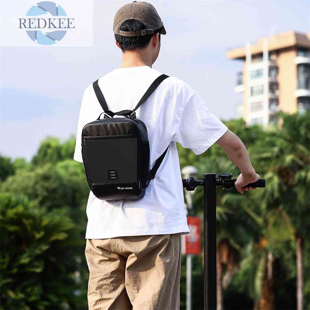 Túi Đựng Đồ Dung Tích Lớn 7.3L Gắn Ghi Đông Xe Đạp Tiện Dụng