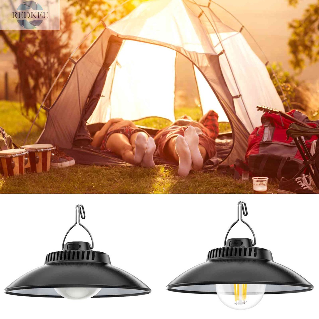 Đèn Sạc USB Chống Thấm Nước Kèm Móc Treo Tiện Dụng Mang Theo Cắm Trại