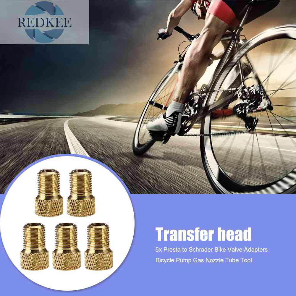 Set 5 Đầu Nối Van Bơm Hơi Xe Đạp