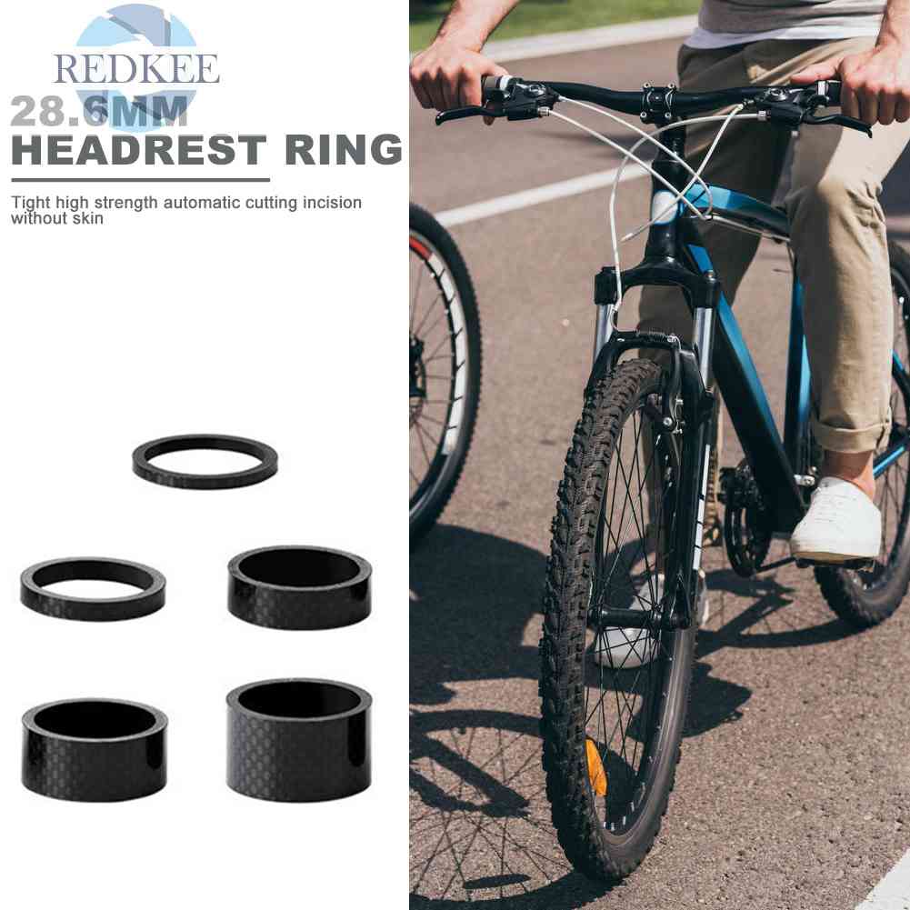 Vòng Đệm Cổ Bằng Sợi Carbon 28.6mm 3mm 5mm 10mm 15mm 20mm Cho Xe Đạp