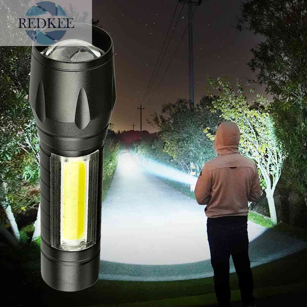 Đèn Pin 4 Bóng LED COB 2021 Thiết Kế Nhỏ Gọn Đa Năng Tiện Dụng