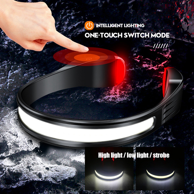 Đèn LED Đội Đầu Chạy Bộ Có Thể Sạc Lại Siêu Sáng Chất Lượng Cao