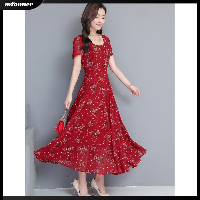 Đầm Dáng Dài Họa Tiết Hoa Thiết Kế Mỏng Thời Trang Mùa Hè Dành Cho Nữ