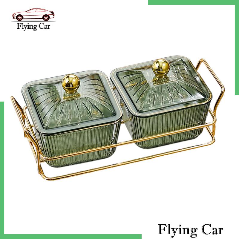 Đĩa Chia Ngăn Đựng Bánh Cupcake / Trái Cây Khô Kiểu Dáng Hiện Đại Lzdjfmy2