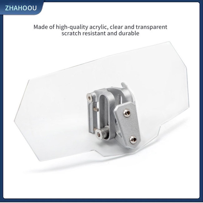 ☃Nhà Cửa☃ Kính Chắn Gió Nối Dài Có Thể Điều Chỉnh Chiều Cao Kèm Giá Đỡ Dành Cho Xe Mô Tô