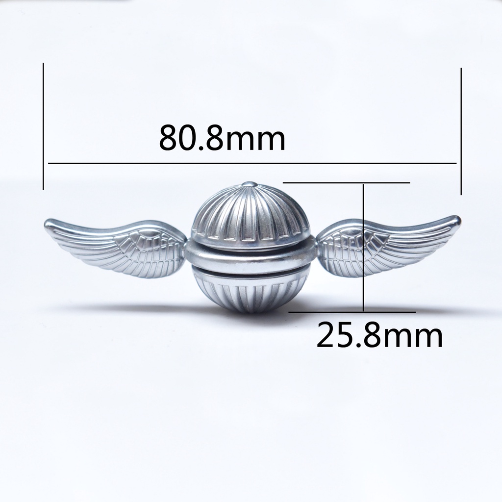 Con Quay Đồ Chơi Fidget Spinner BằNg Kim LoạI HìNh CáNh Thiên ThầN Harry Potter