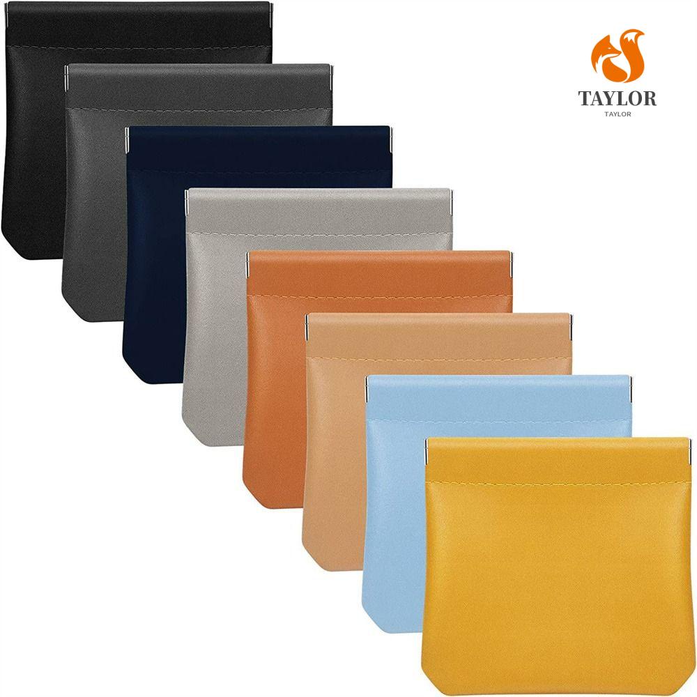 Taylor1 Túi Da PU Dây Rút Đựng Dây Cáp Sạc Tai Nghe Chống Bụi Tiện Dụng Giá Đỡ