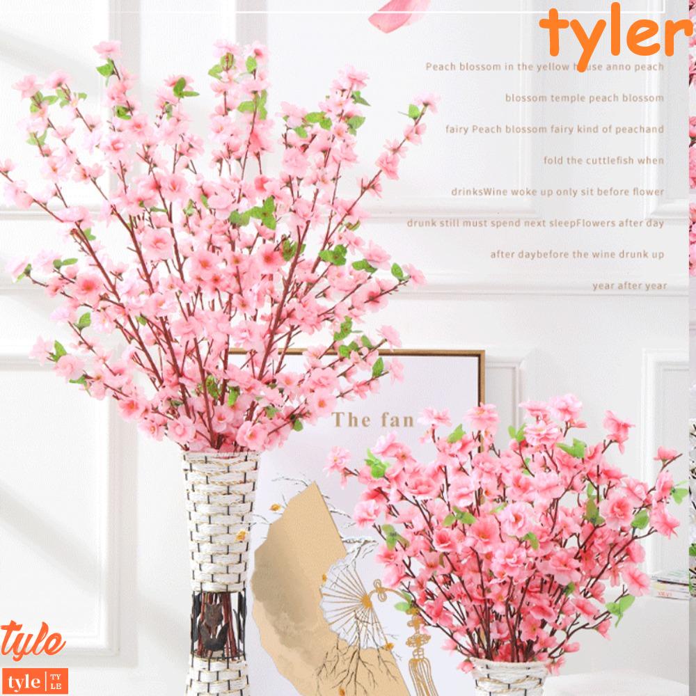 1 Nhánh Hoa Vàng Nhân Tạo Trang Trí Nhà Cửa / Tiệc Cưới|Lò Xo Hình Hoa Anh Đào Xinh Xắn Chất Lượng