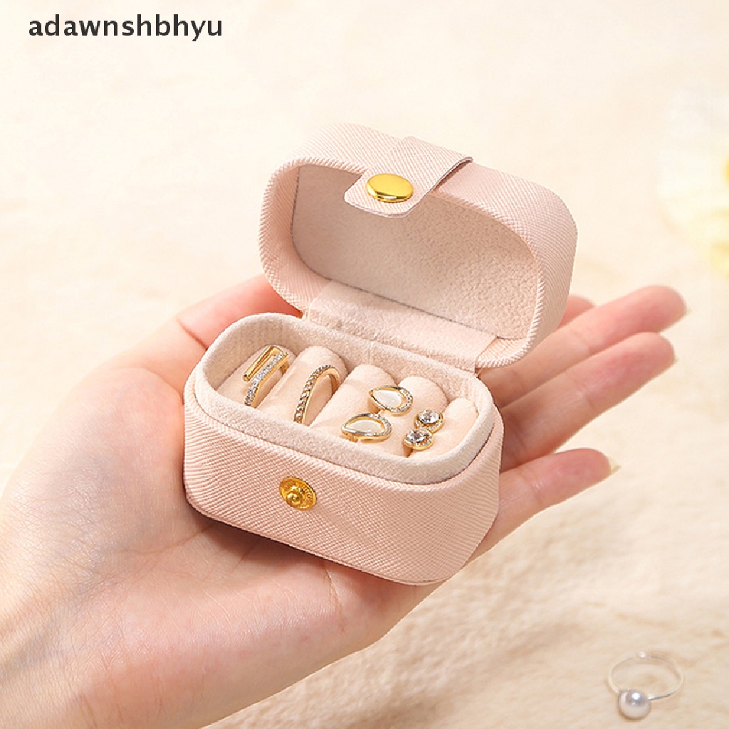 Hộp Đựng Trang Sức Bằng Da Cỡ Nhỏ Tiện Dụng Mang Đi Du Lịch