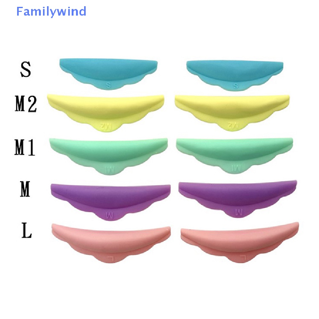 Set 5 Cặp Đệm Silicone Hỗ Trợ Uốn Mi Tiện Dụng