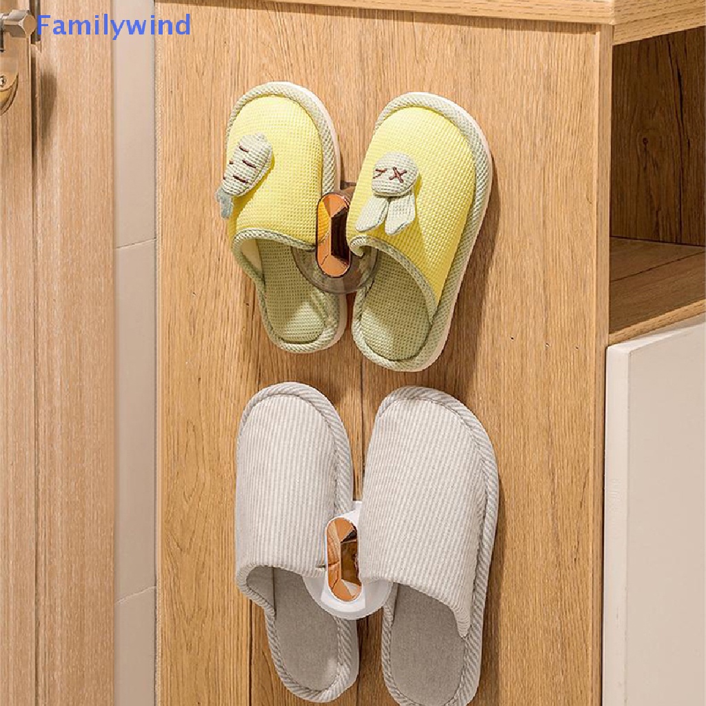 Familywind > Giá Treo Dép Gắn Tường Không Cần Đục Lỗ Thoát Nước Đơn Giản Cho Nhà Tắm