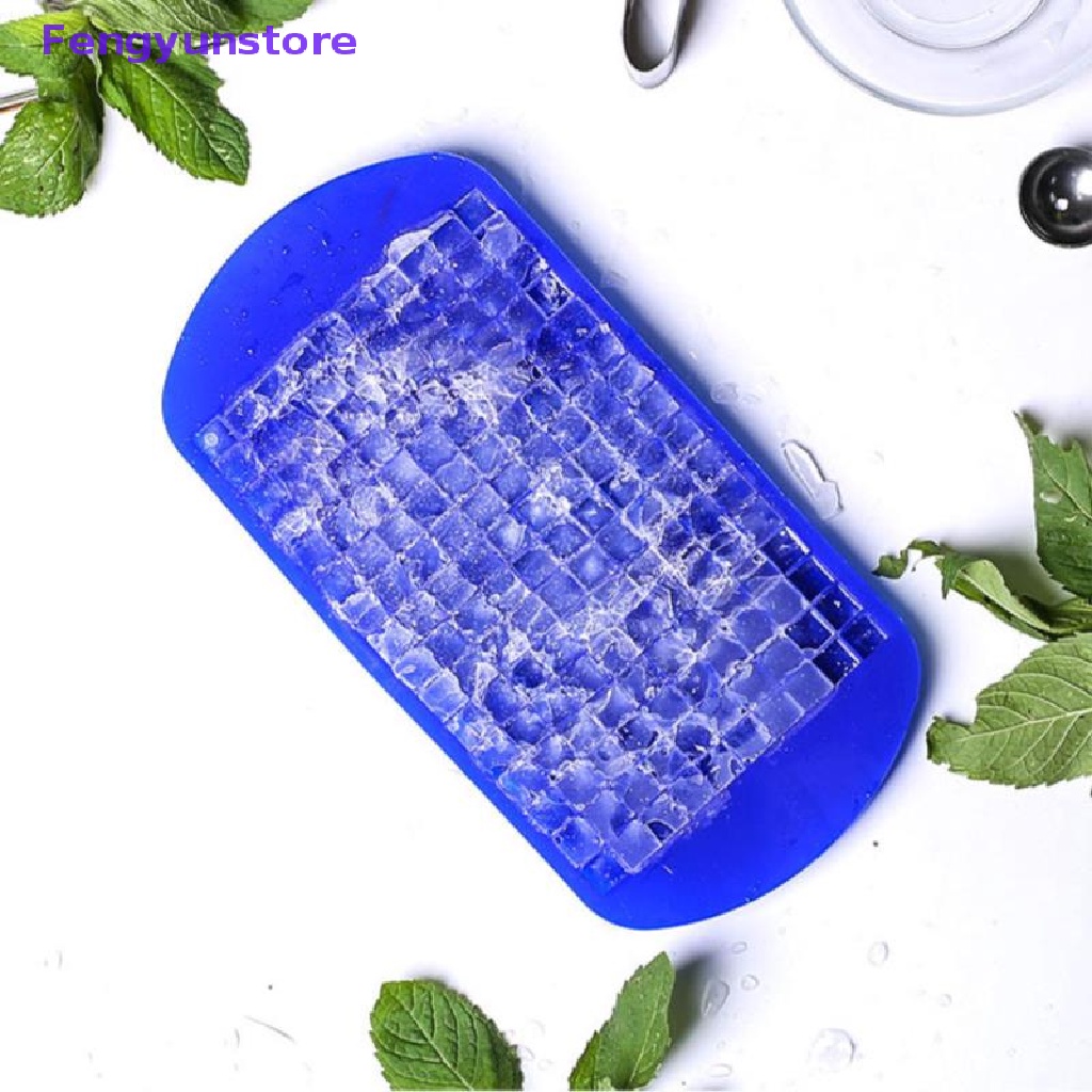 Khay Làm Đá Viên 160 Ngăn Mini Bằng Silicon