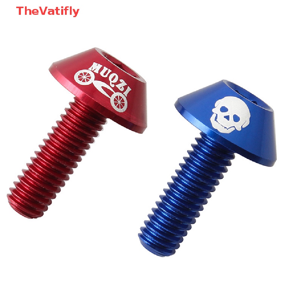 Bộ 4 Ốc Vít Kẹp Phanh Xe Đạp M6 Bằng Hợp Kim Nhôm Tiện Dụng