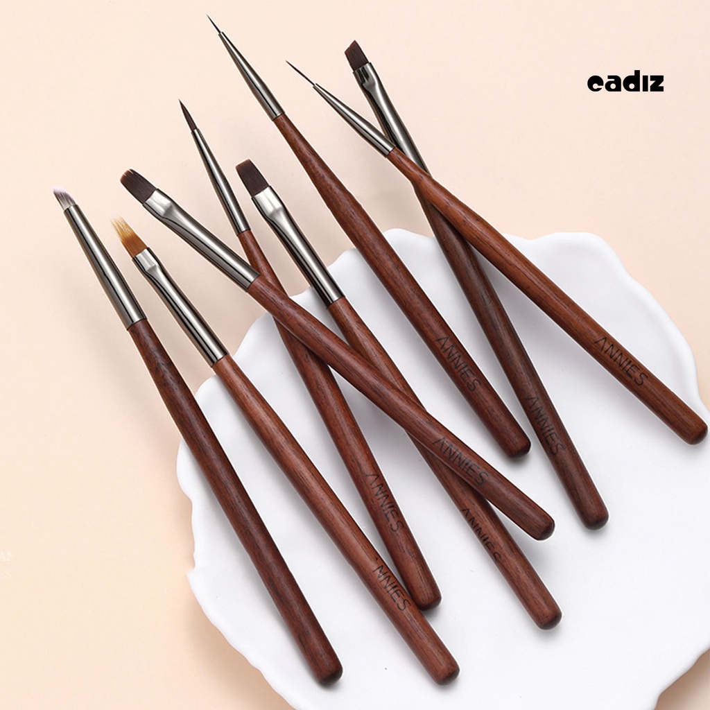 Cọ Vẽ Trang Trí Móng Tay Nghệ Thuật Bằng Lông Mềm Mại Không Phai Màu Có Thể Tái Sử Dụng