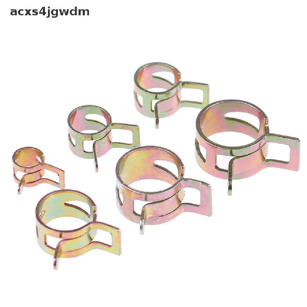 10pcs 6-15mm mùa xuân Clip chân không nhiên liệu dầu Ống dòng Air Tube Band kẹp 6 kích cỡ new