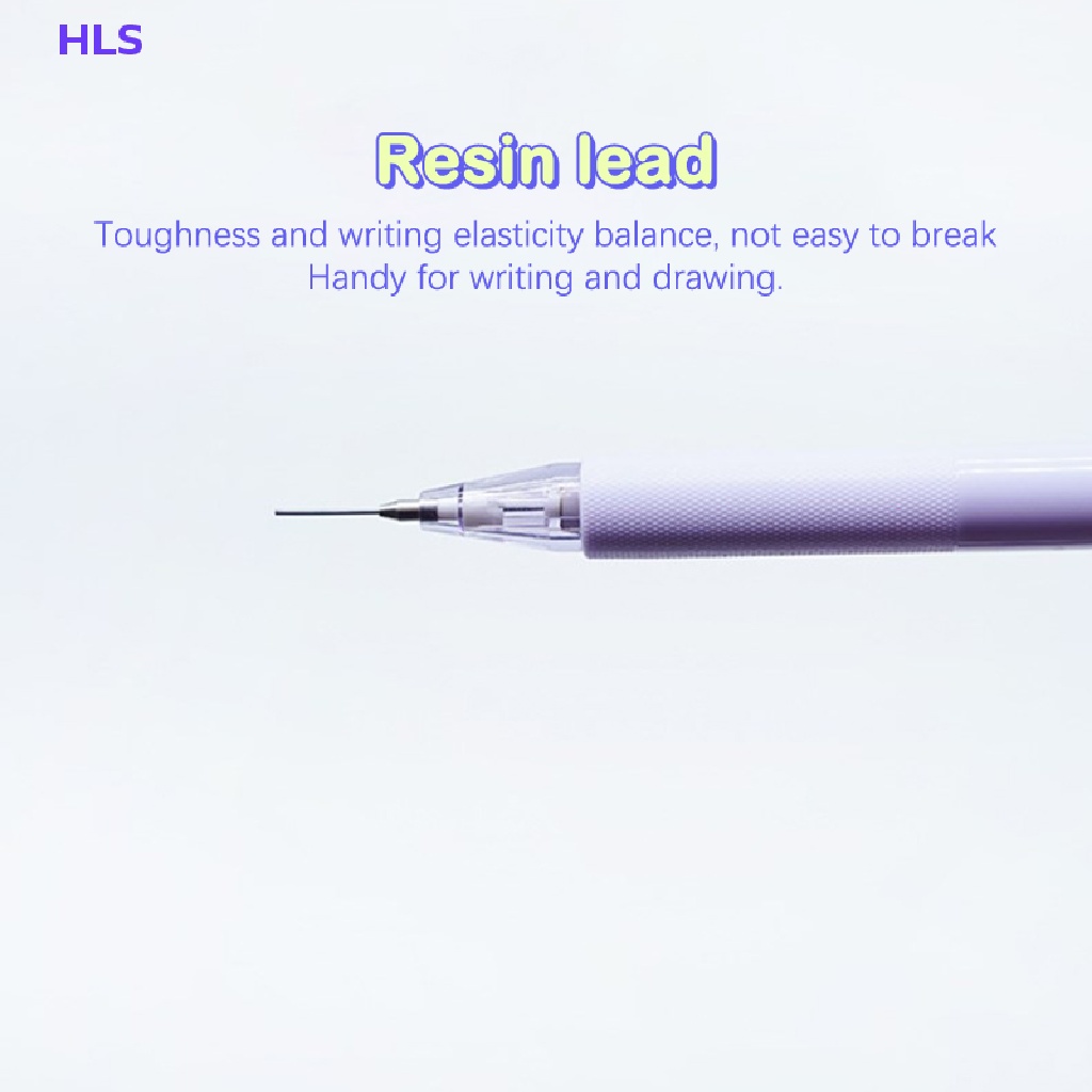 Bút Chì Cơ 0.5mmHB Chống Trượt Kèm Gôm Tẩy Thiết Kế Đơn Giản Tiện Dụng