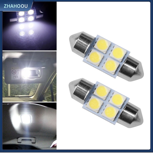 ☃Phụ Kiện Trang Trí Nhà Cửa Kiểu Dáng Dễ Thương Xinh Xắn☃ Set 14 Bóng Đèn LED T10 Cho Xe Hơi