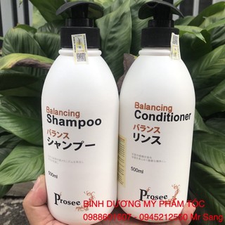 Cặp gội xả dành cho tóc gàu, dầu, nhanh bết, và hay rụng tóc Prosee Balancing AS13/AC13 500mlx2 (2026)