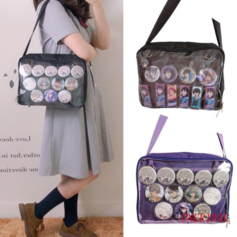 Túi Đeo Chéo Trong Suốt Phong Cách Nhật Bản