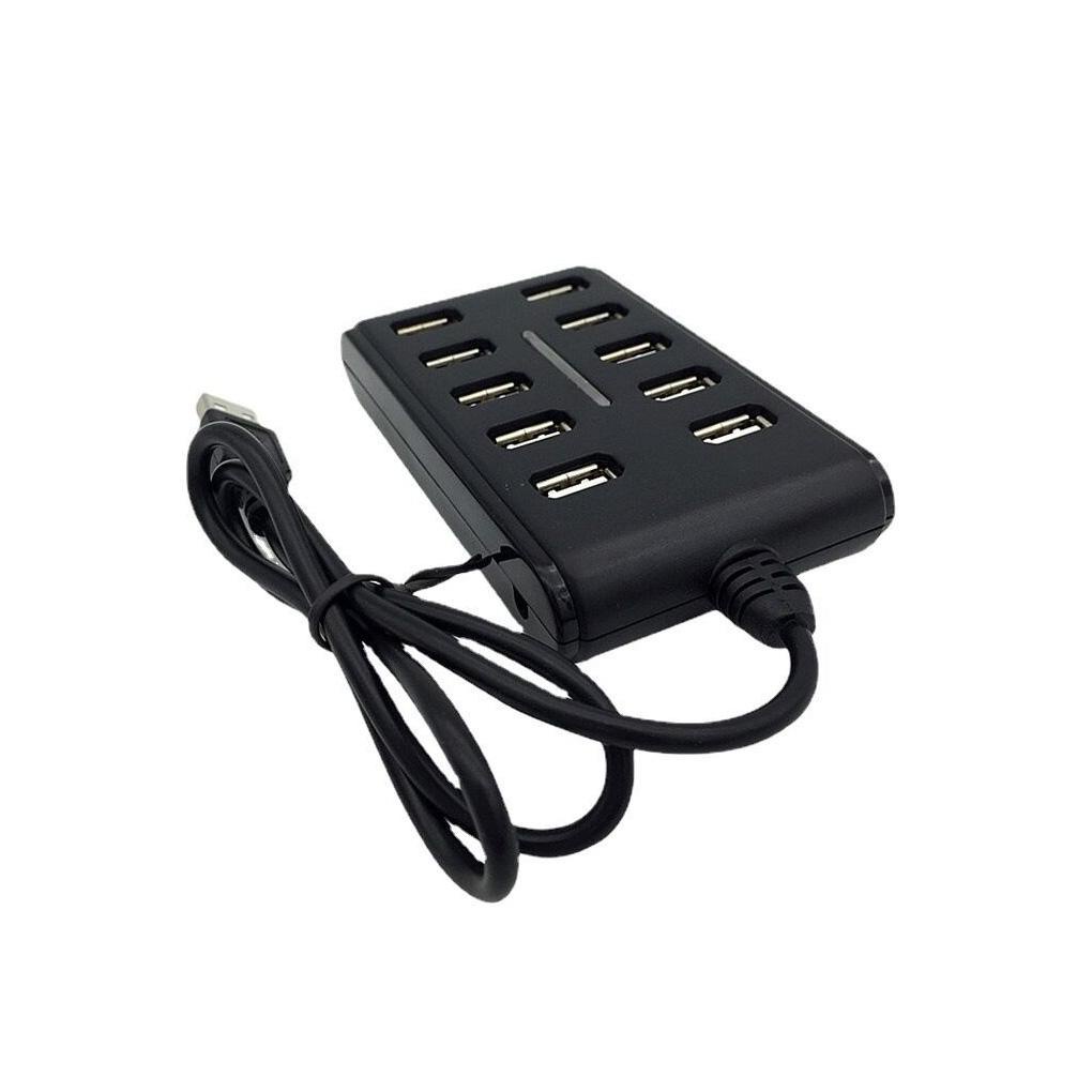 Bộ Chia 10 Cổng USB-A 2 0 Cổng 480Mbps Cho Máy Tính Laptop