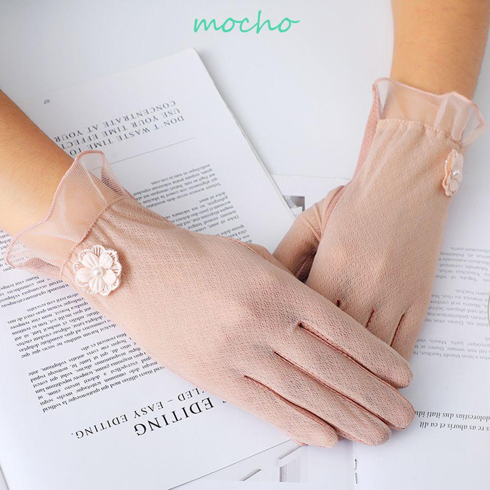 Găng Tay Lái Xe Đàn Hồi Dễ Thương Có Thể Chạm Màn Hình Cảm Ứng