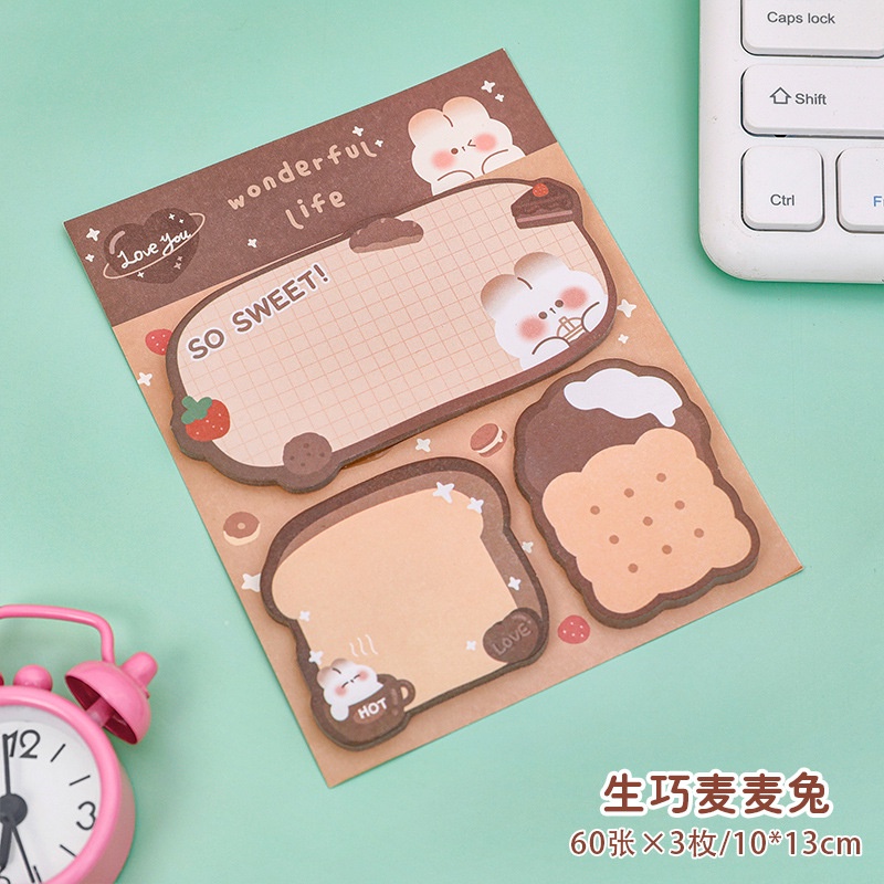 Giấy Dán Ghi Chú Họa Tiết Hoạt Hình Sáng Tạo