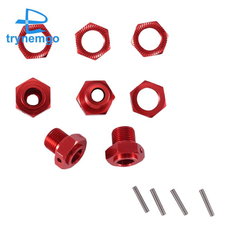 Trục Bánh Xe Kim Loại 17mm Kèm Đai Ốc Thay Thế Cho Arrma 1 / 10 4S KRATON Outcast RC