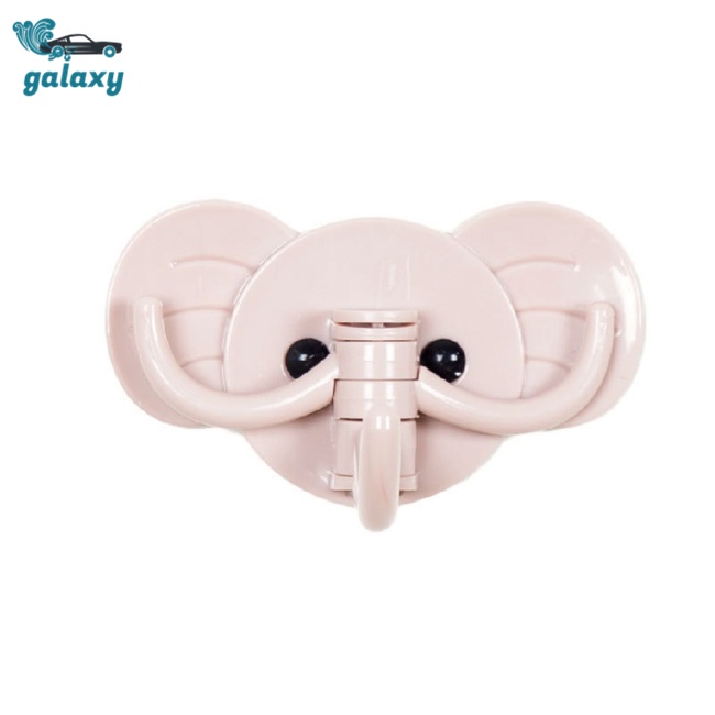 Galaxy Móc Treo Đồ Dán Tường 3 Móc Chịu Lực Tốt Hình Chú Voi Hoạt Hình Đáng Yêu