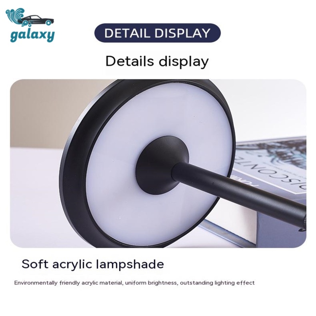 Galaxy Đèn Để Bàn 3 Màu Sạc Usb Phong Cách Retro