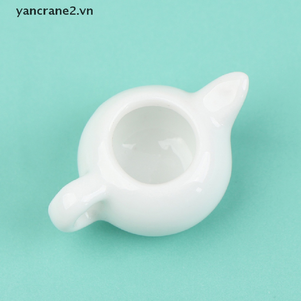 1 Mô Hình Ấm Trà Bằng Gốm 1: 12 Trang Trí Nhà Búp Bê