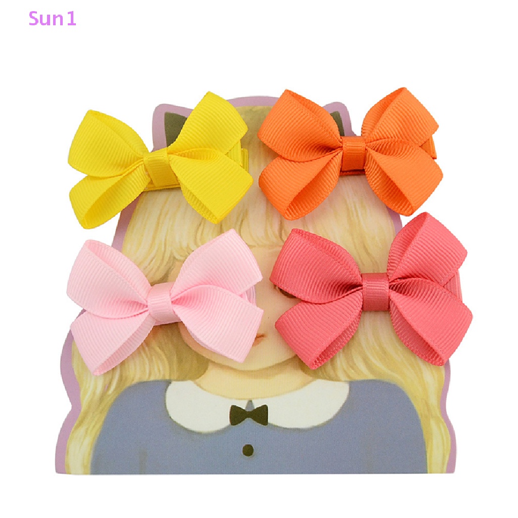 Set 20 Kẹp Tóc Nơ Lớn Dễ Thương Dành Cho Bé Gái