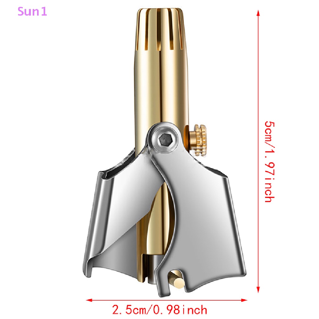 Tông Đơ Tỉa Lông Mũi / Tai / Mũi Bằng Thép Không Gỉ Có Thể Giặt Sạch Sun1