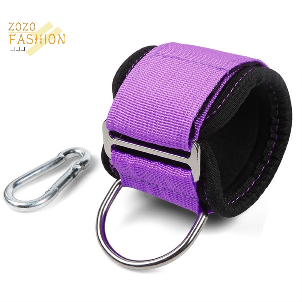 Bộ 2 Dây Đeo Mắt Cá Chân Chữ D Có Thể Điều Chỉnh Hỗ Trợ Luyện Tập Gym Tại Nhà