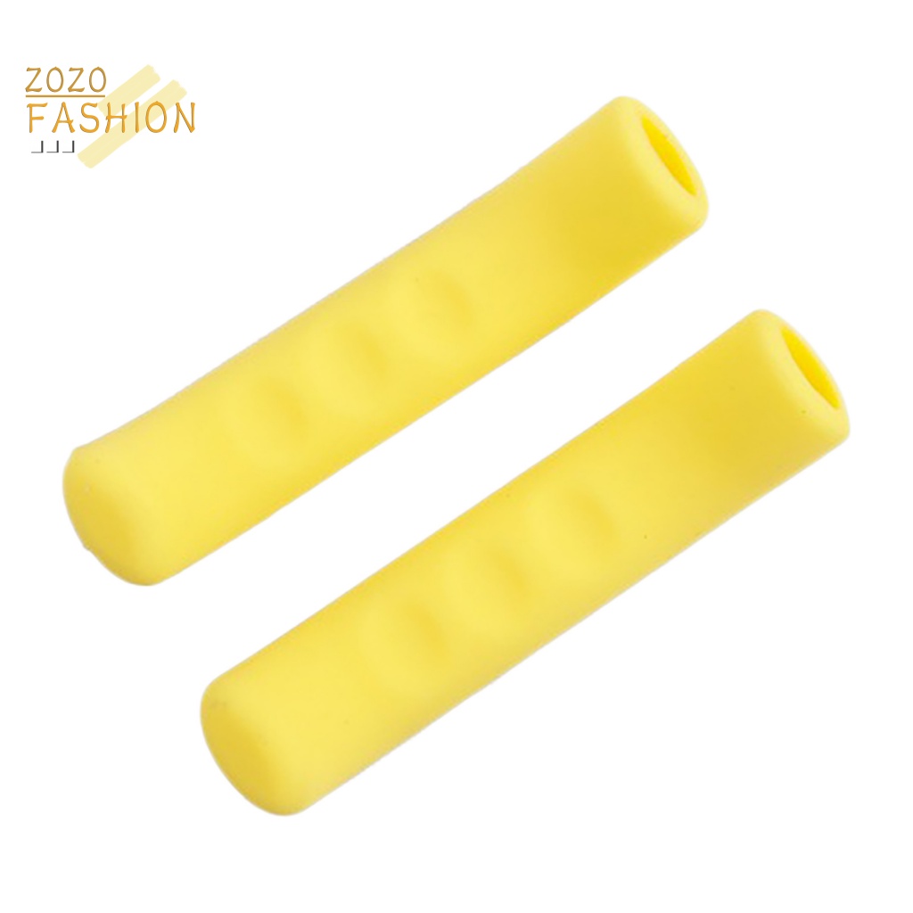1 Cặp Vỏ Bọc Tay Lái Xe Đạp Bằng Silicone Chống Trượt Hấp Thụ Sốc