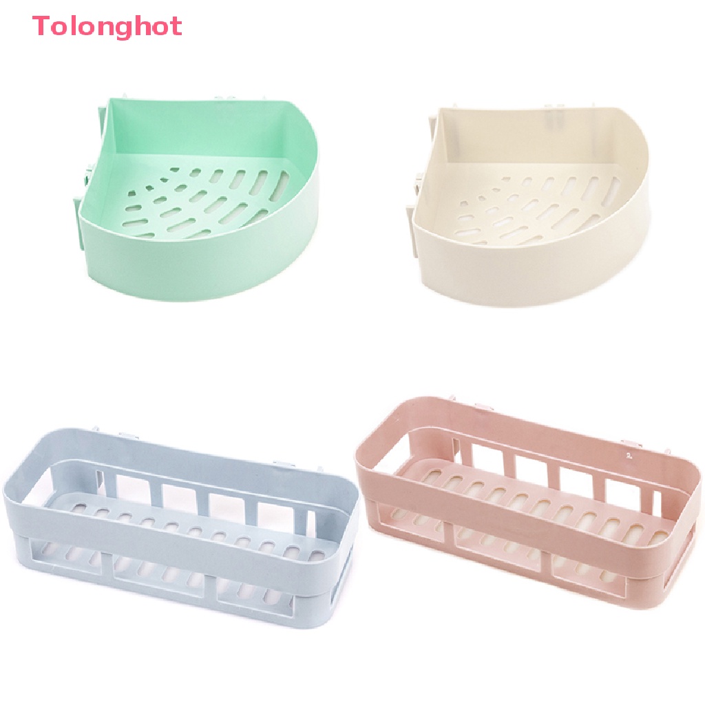 Kệ Đựng Đồ Dùng Gắn Góc Tường Nhà Tắm Ráo Nước Siêu Bền Tiện Dụng