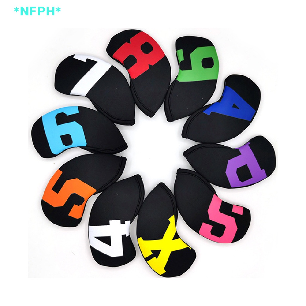 Set 10 Vỏ Bọc Đầu Gậy Đánh golf Cao Cấp 4-9 ASPX 6 Màu Mới