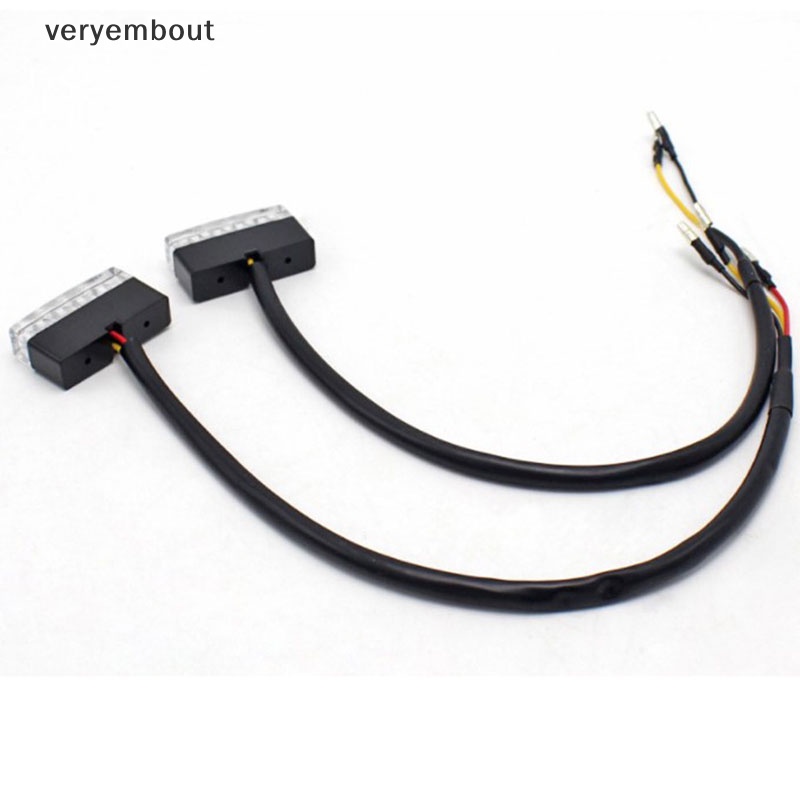 Đèn Phanh 5 Bóng LED Mini 12V Ánh Sáng Đỏ Gắn Đuôi Xe Mô Tô