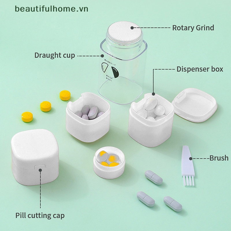 Dụng Cụ Nghiền Thuốc Viên Tiện Dụng Chất Lượng Cao